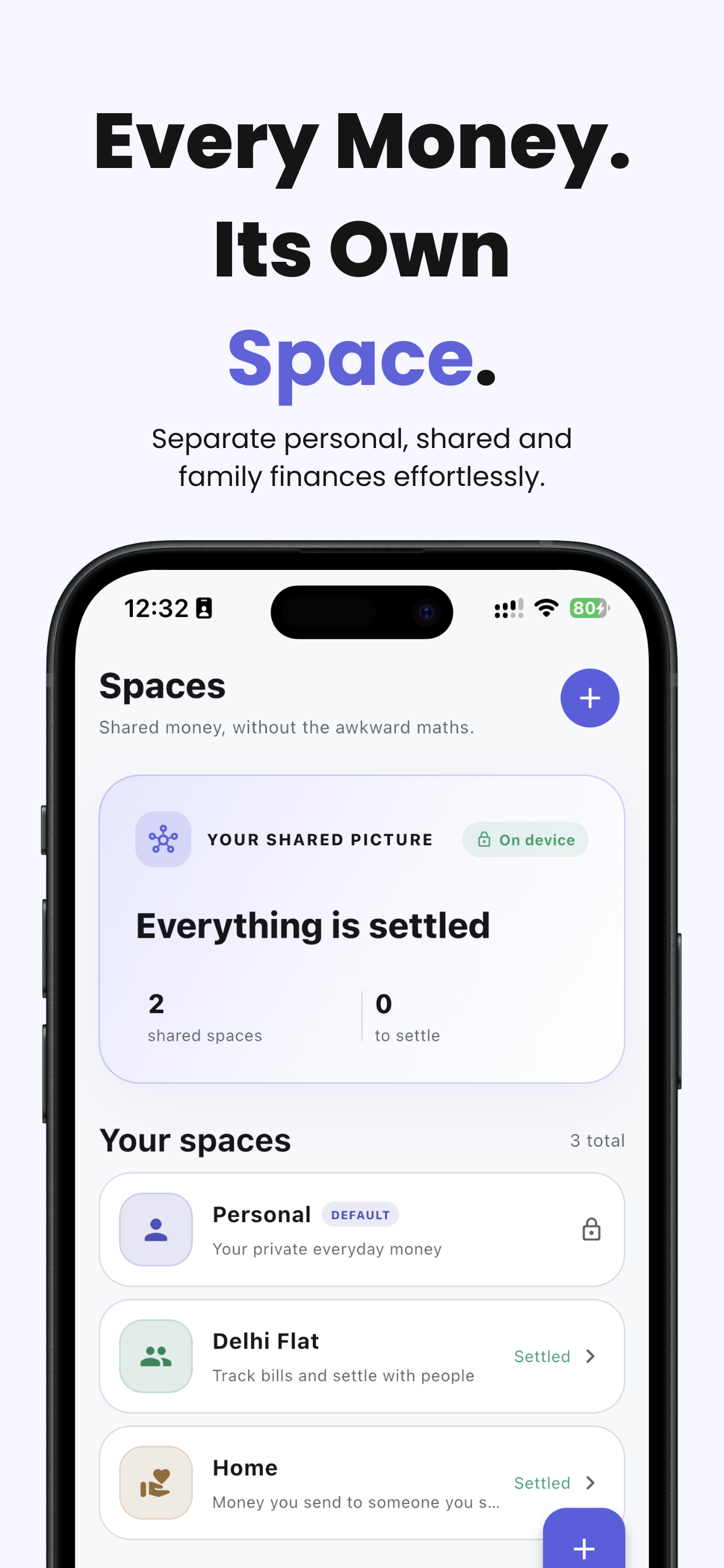 Riqo Spaces screen